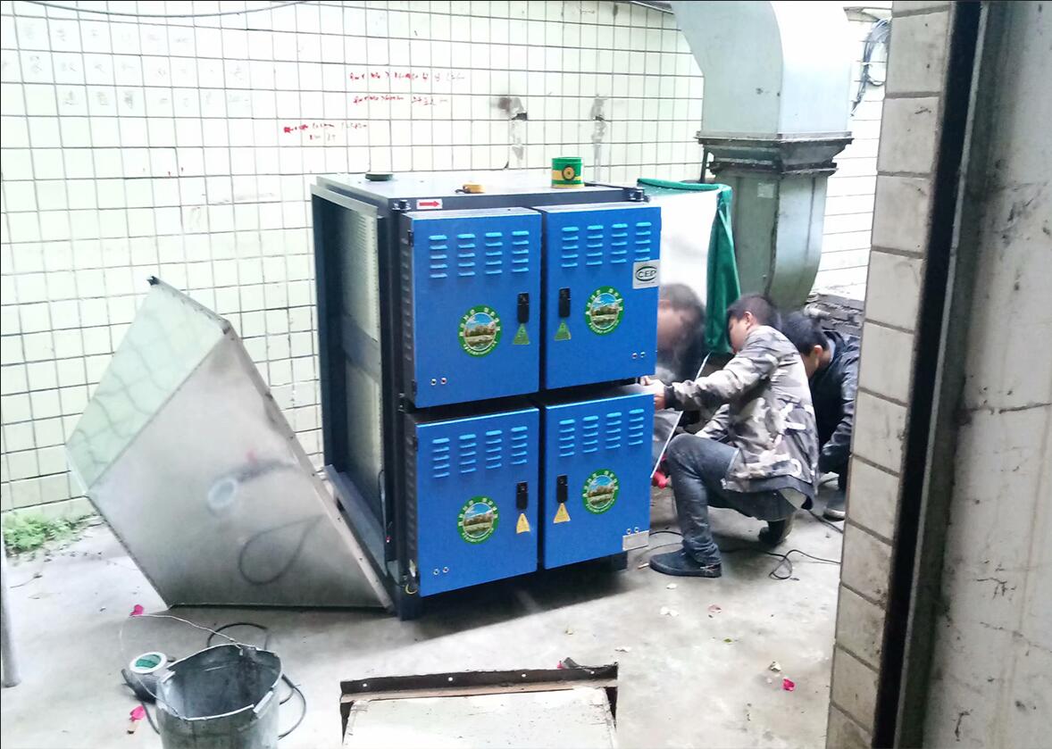 食堂油煙治理&mdash;&mdash;某大學(xué)食堂